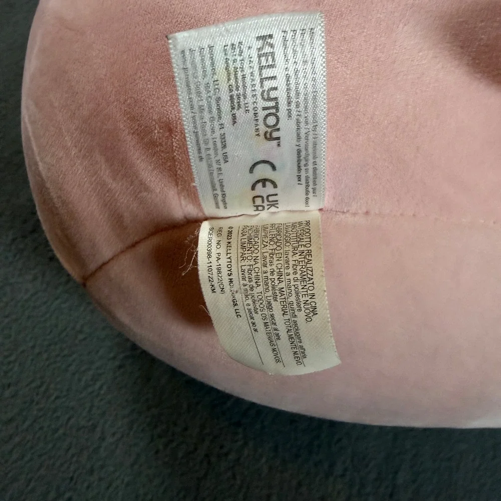 Squishmallows Kellytoy Pink Pig Floral Daisy Belly Plush‎ Stuffed Animal 2023